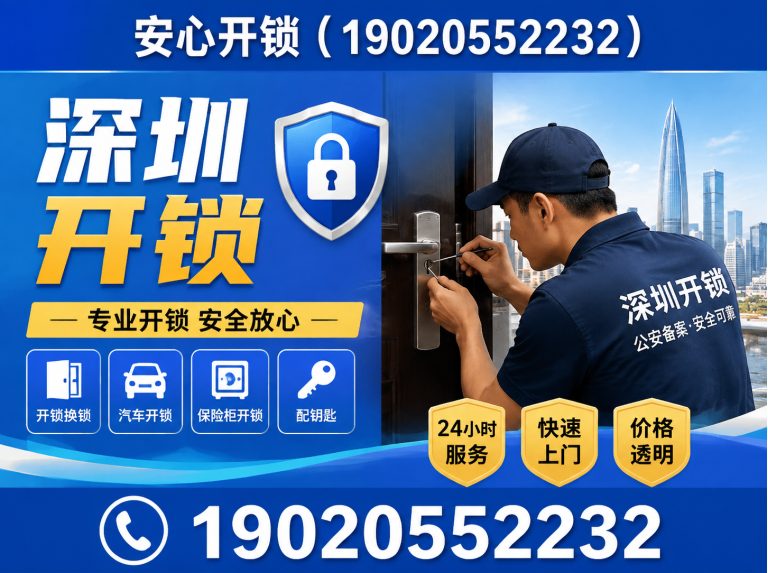 坪山区智能锁安装维修展示图